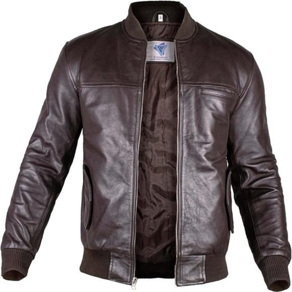 Leather Bomber Jacket –Lambskin Leather Bomber Jackets For Men